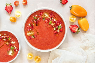 Gaspacho Poivron-Fraise