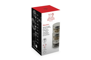 Maestro réservoirs poivre 3 pièces