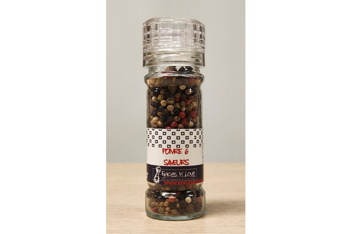 Poivre 6 saveurs Moulin