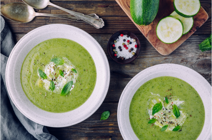 Soupe à la courgette et au Vadouvan 