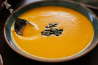 VELOUTE DE POTIRON ET LARD AU GINGEMBRE