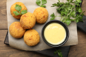 CROQUETTES DE POULET SAUCE AU CURRY