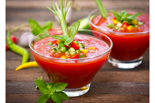 Gaspacho Poivron-Fraise