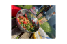 Salade de blé composée à la vinaigrette aux agrumes