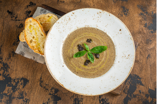 POTAGE AUBERGINE/COURGETTE AUX EPICES GREC-MOUSSAKA
