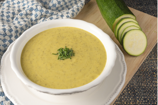 Soupe à la courgette et au Vadouvan 