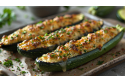 COURGETTE FARCIE RICOTTA-PANCETTA