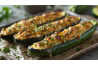 COURGETTE FARCIE RICOTTA-PANCETTA