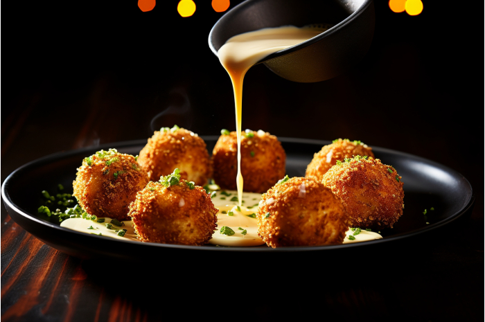 Croquettes de poulet sauce curry 