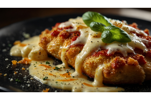 Escalope de poulet façon milanaise