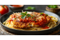 ESCALOPE MILANAISE SAUCE AUX TOMATES SEMI-SECHEES