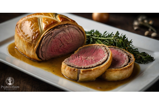 AGNEAU EN FILET EN HABIT DE CHAPELURE DE BASILIC,