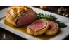 AGNEAU EN FILET EN HABIT DE CHAPELURE DE BASILIC,