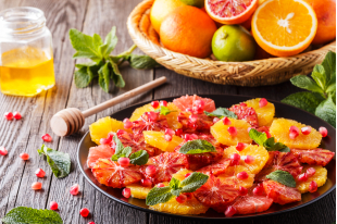 SALADE D’AGRUMES AU SIROP D’EPICES