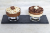 VERRINES DE MOUSSE AUX 2 CHOCOLATS ET CARAMEL