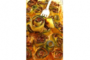 Cannelloni de courgette farci au hachis 