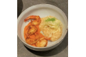RISOTTO AUX SCAMPIS - SAUCE POIVRONS/PAPRIKA FUME- SALADE FRAICHEUR